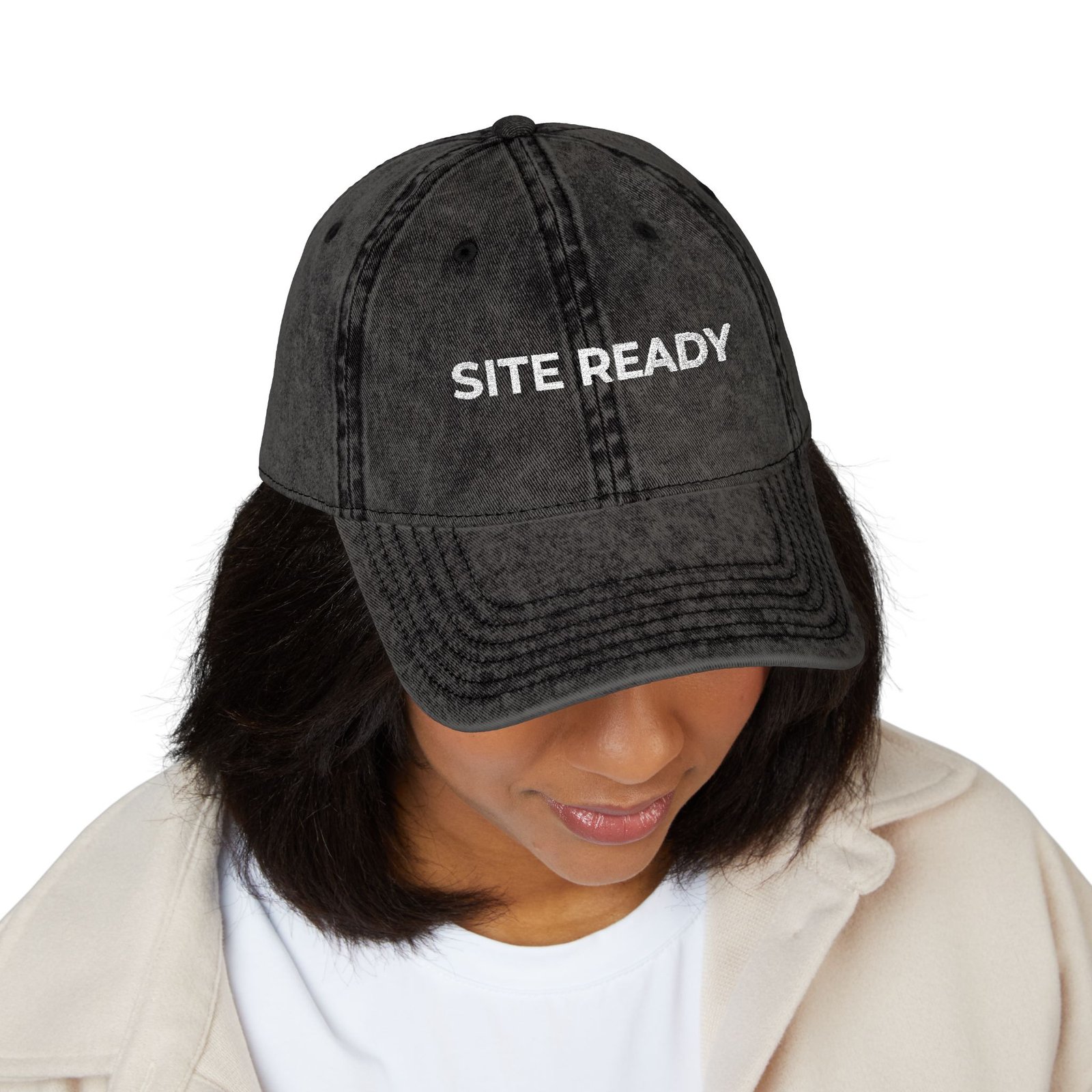 Site Ready - Commercial Cleaning Crew Cap - Image 3