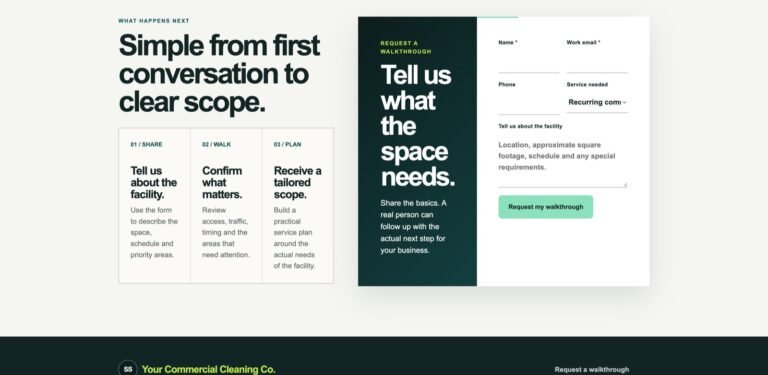 Included website · Book a Walkthrough